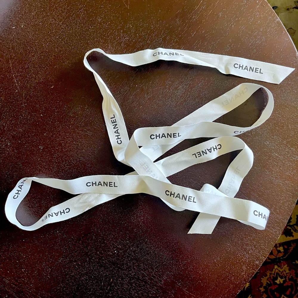 Chanel ribbon.
